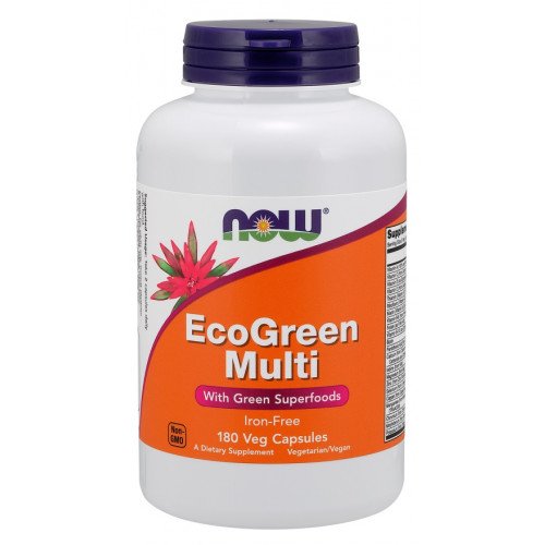 EcoGreen Multi Now Foods 180v caps