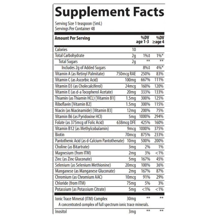 Children's - Kid's Multivitamin Trace Minerals 237ml