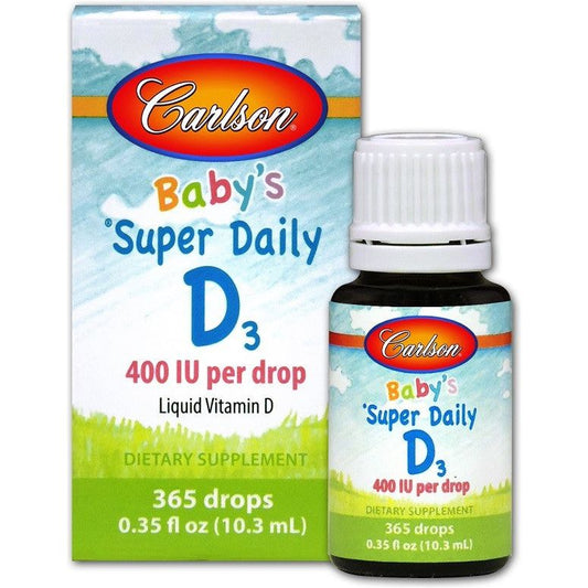 Baby's Super Daily Vitamin D3, 400 IU - 10 ml