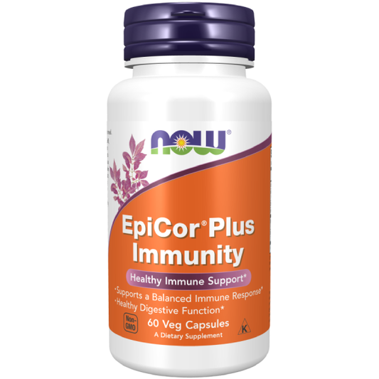 EpiCor® Plus Immunity 60 Veg Capsules Now Foods