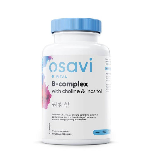 B-Complex with Choline & Inositol Osavi 120 vegan caps