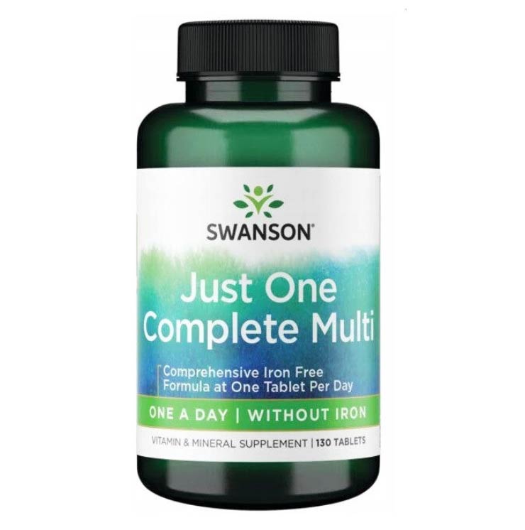 Just One Complete Multi without Iron Swanson 130 tablets