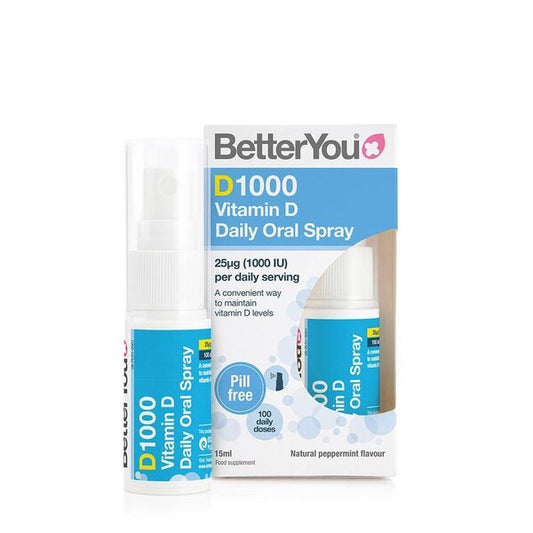 D1000 Daily Vitamin D Oral Spray BetterYou 15 ml