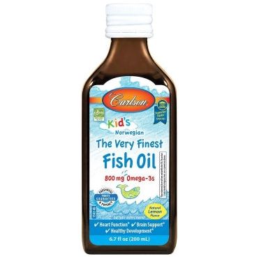 Kid's The Very Finest Fish Oil Carlson Labs Natural Orange  200ml