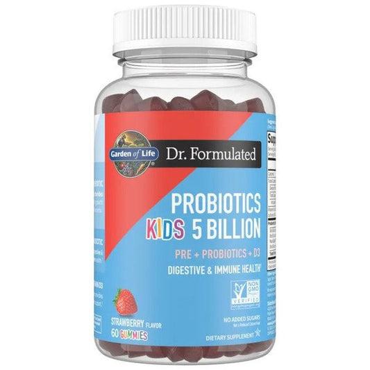 Garden of Life, Probiotics Kids, Strawberry, 5 Billion, 60 Gummies