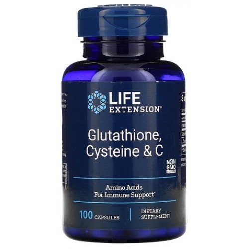 Glutathione, Cysteine & C Effective intracellular antioxidant support Life Extension