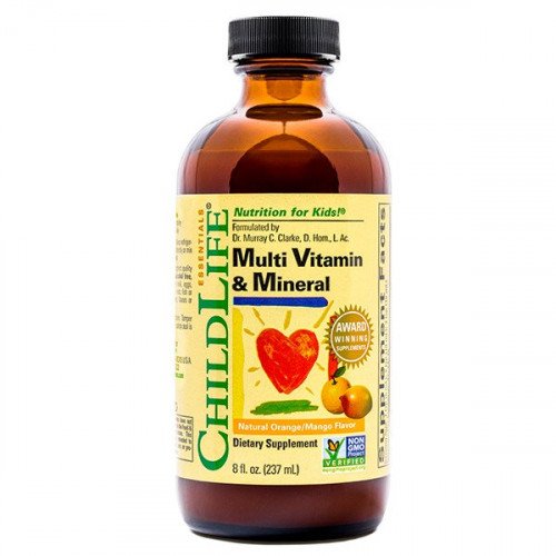 Multi Vitamin & Mineral Child Life Natural Orange/Mango 237ml