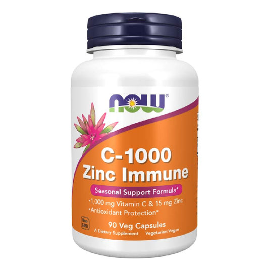 C-1000 Zinc Immune NOW Foods 90 vcaps