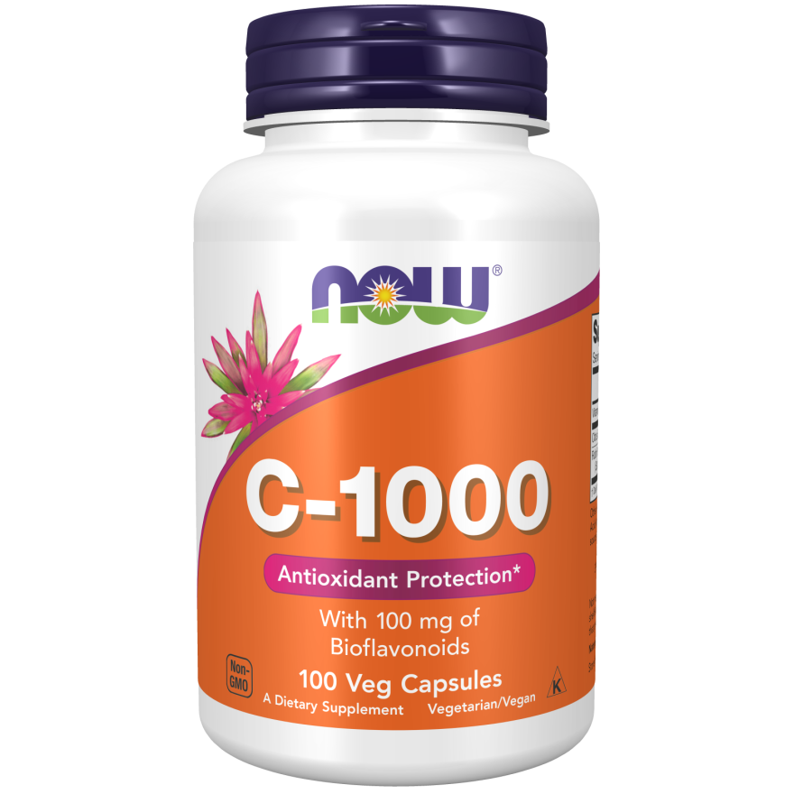 Vitamin C-1000 with 100mg Bioflavonids NOW Foods 100 vcaps