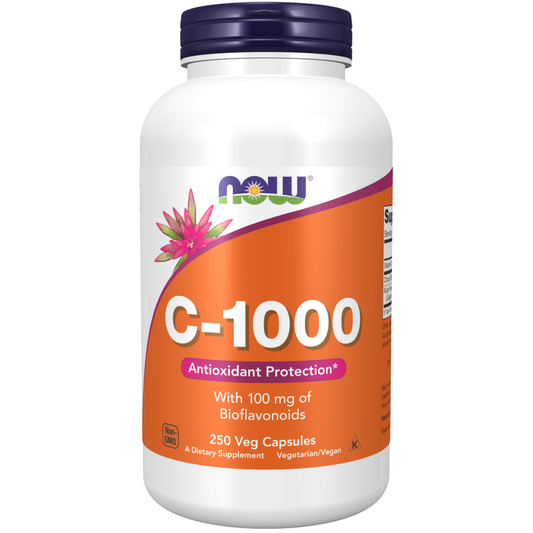 Vitamin C-1000 with 100mg Bioflavonids NOW Foods 250 vcaps