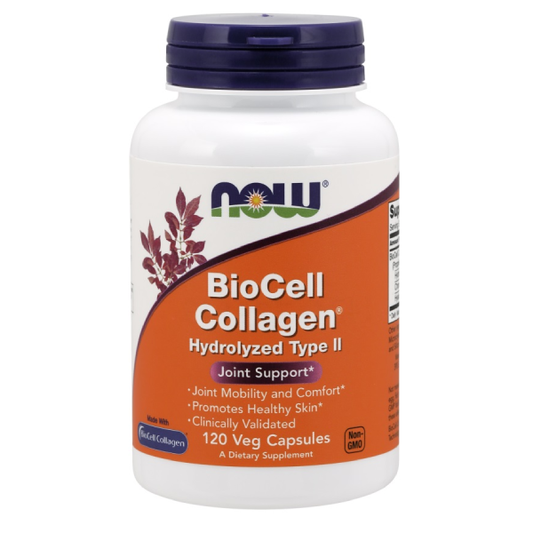 BioCell Collagen® Hydrolyzed Type II Capsules 120 Capsules Now Foods